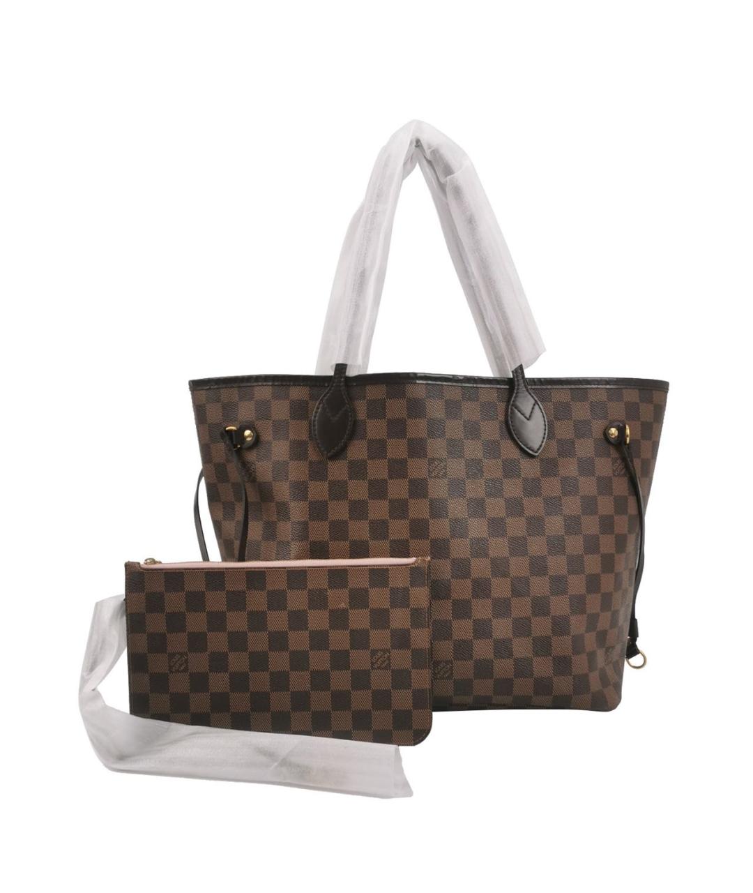 LOUIS VUITTON Коричневая сумка тоут, фото 9