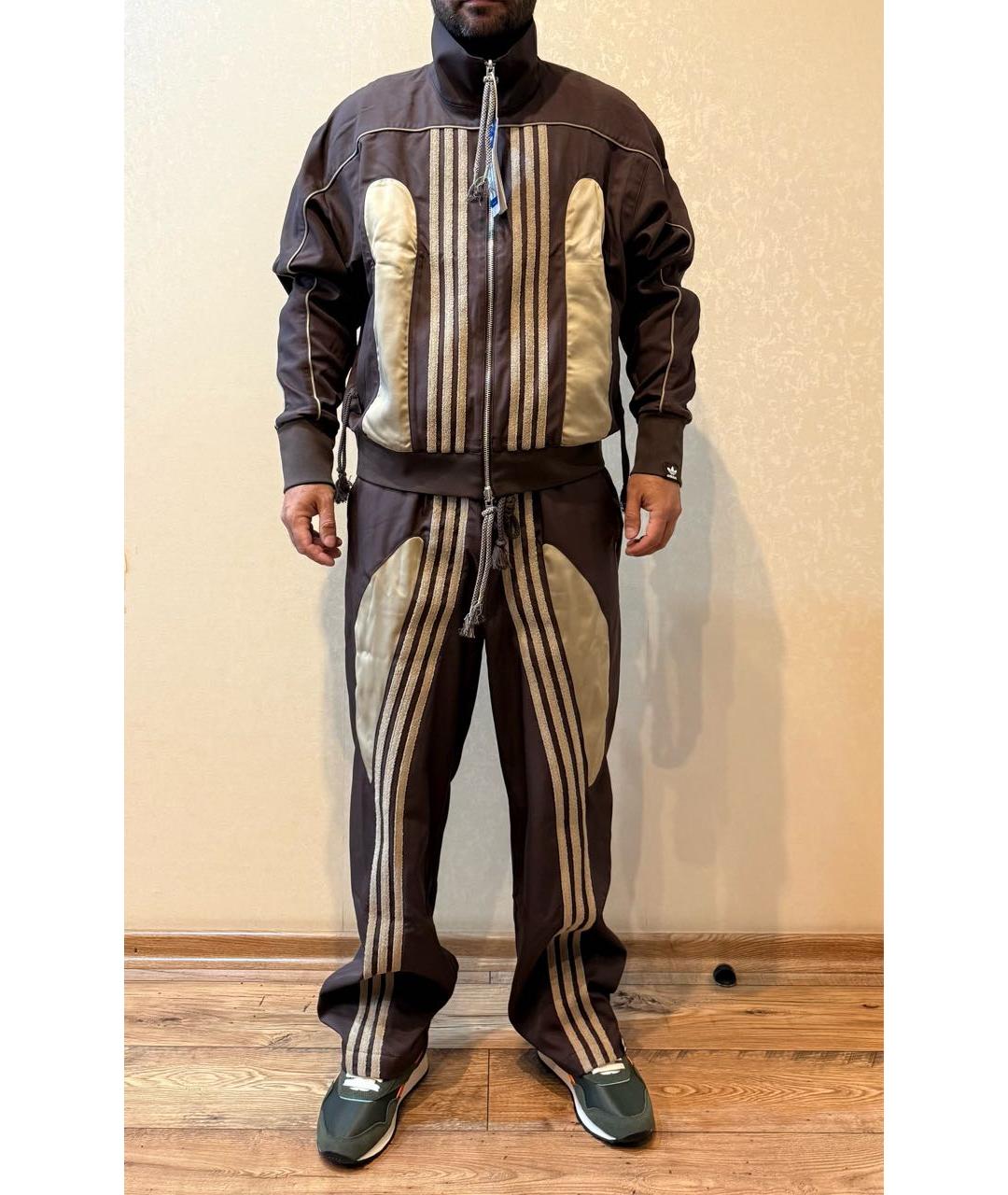 ADIDAS Коричневый полиэстеровый спортивный костюм, фото 9