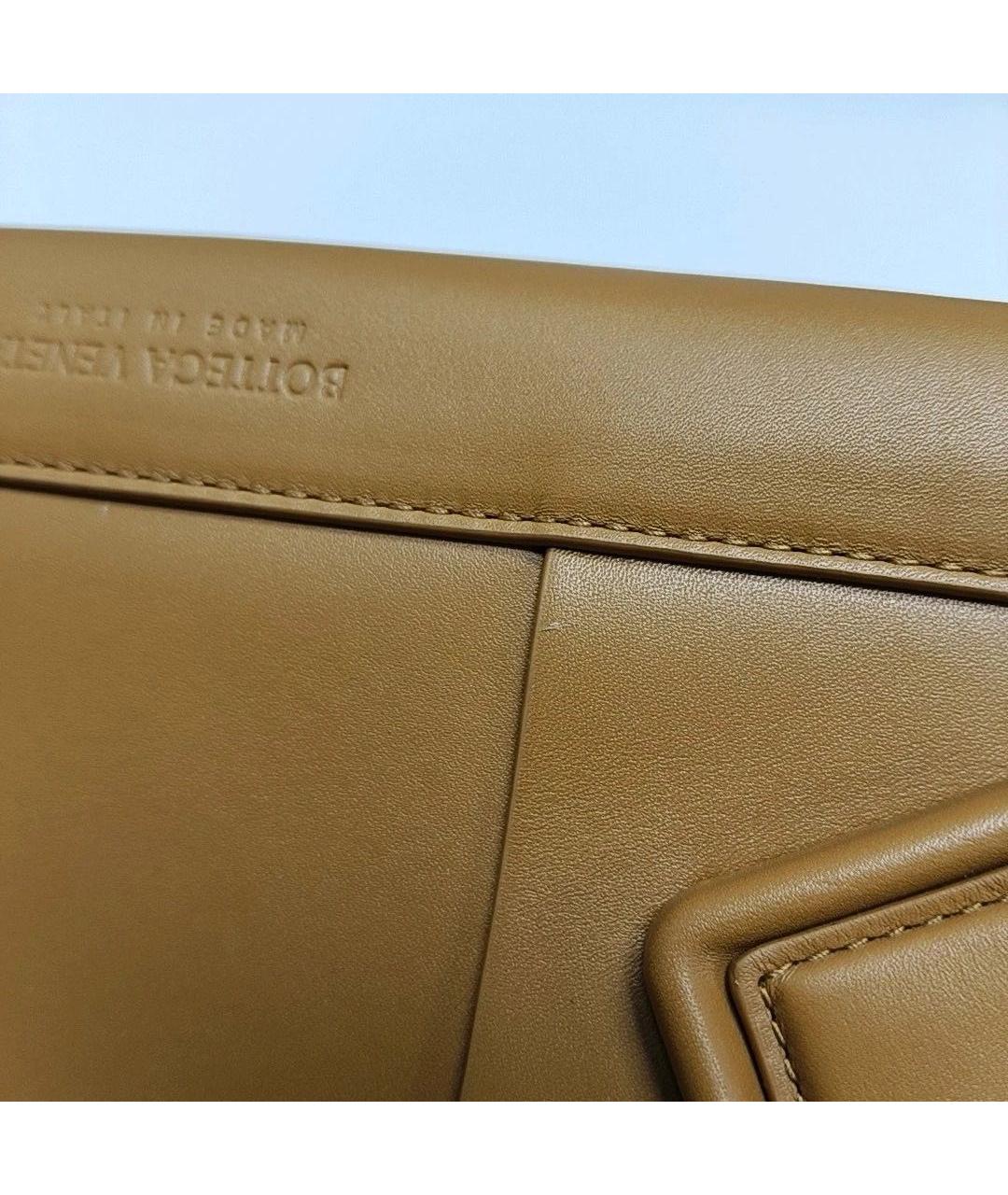 BOTTEGA VENETA Коричневая кожаная сумка тоут, фото 6