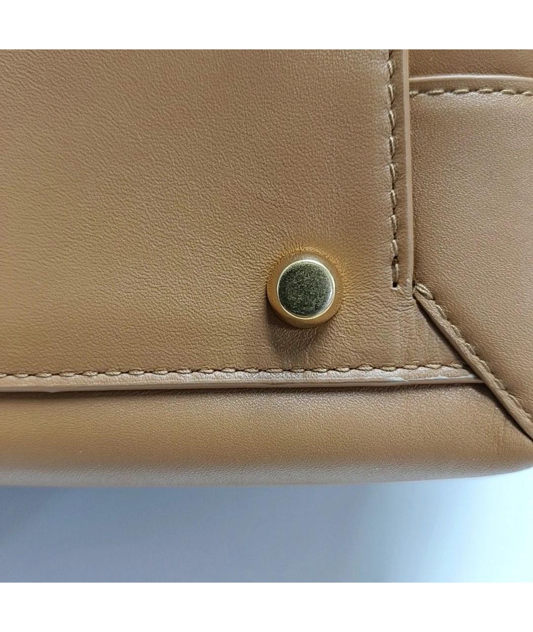 BOTTEGA VENETA Коричневая кожаная сумка тоут, фото 7