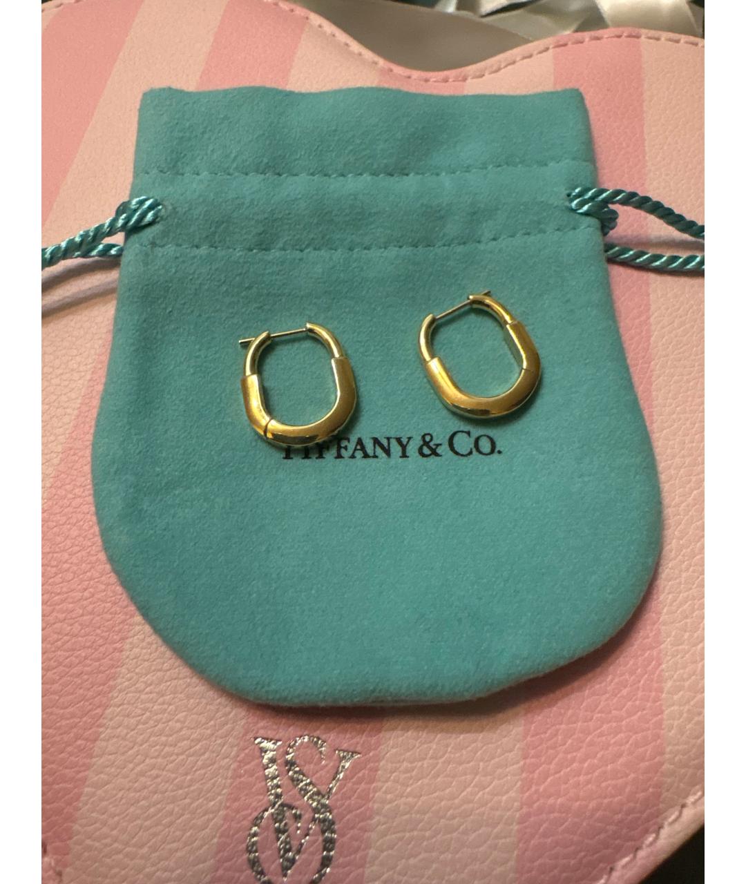 TIFFANY&CO Золотые серьги из желтого золота, фото 5