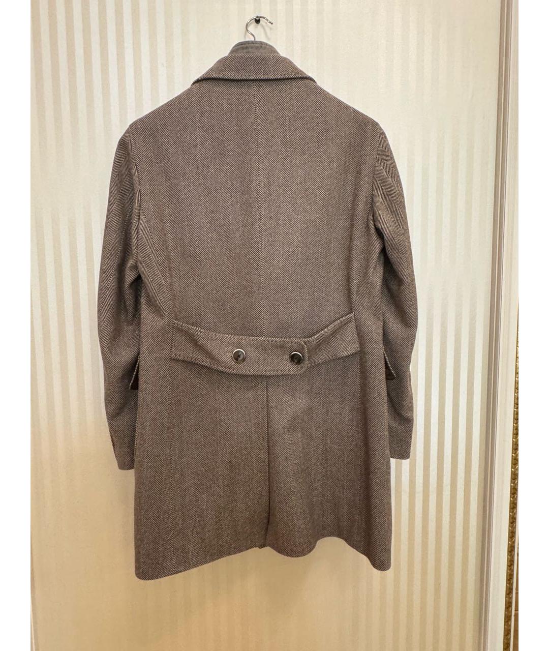 Castello d'Oro Бежевое шерстяное пальто, фото 5