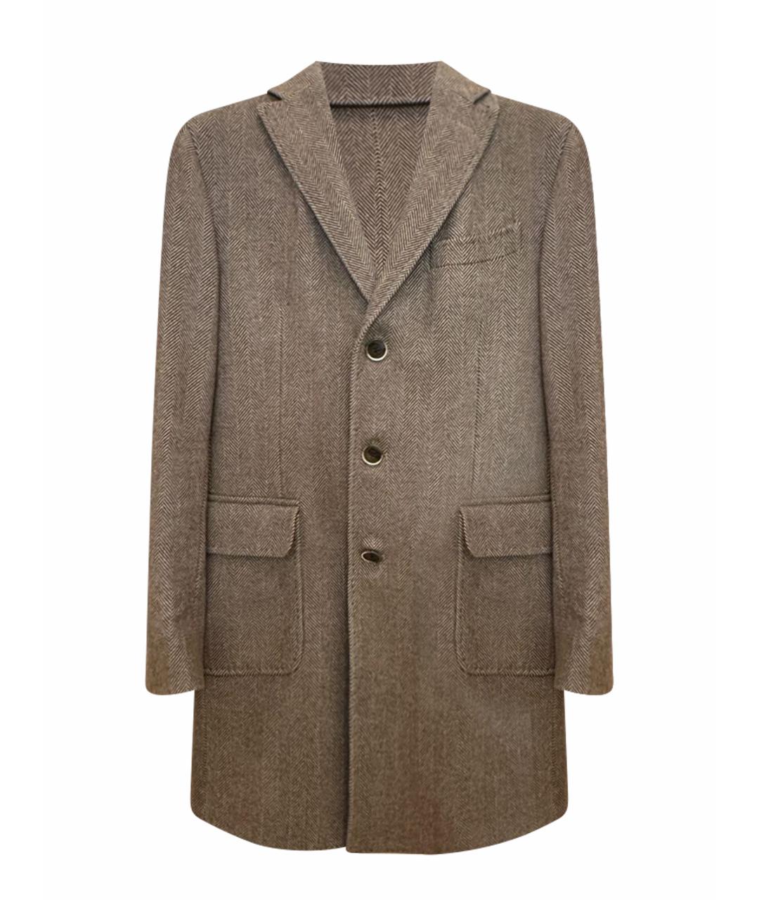 Castello d'Oro Бежевое шерстяное пальто, фото 1