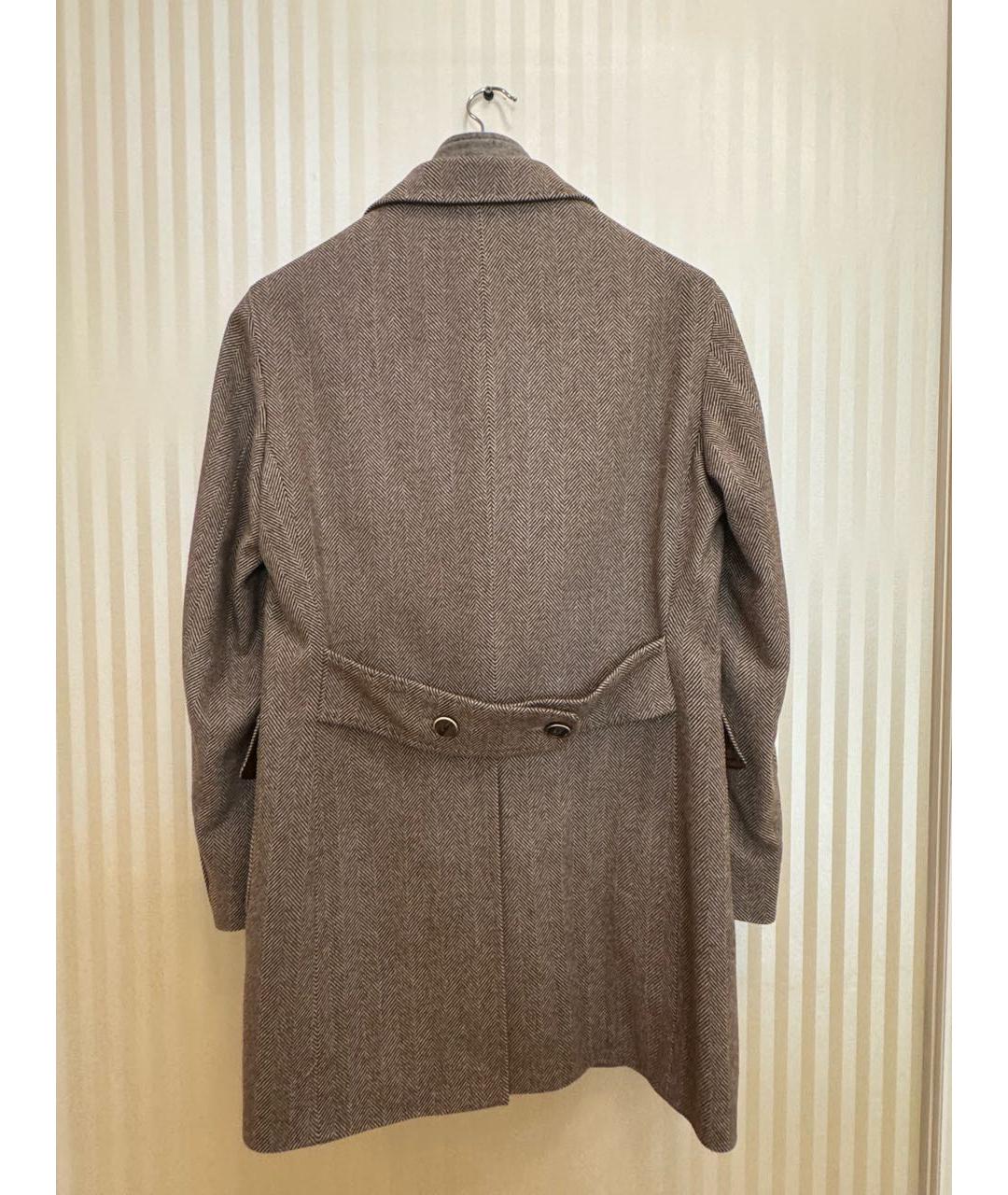 Castello d'Oro Бежевое шерстяное пальто, фото 2