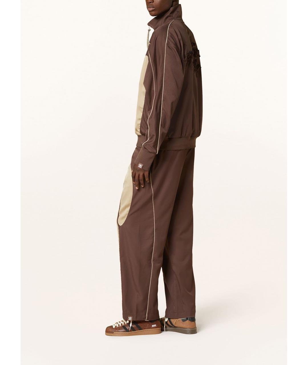 ADIDAS Коричневый полиэстеровый спортивный костюм, фото 8