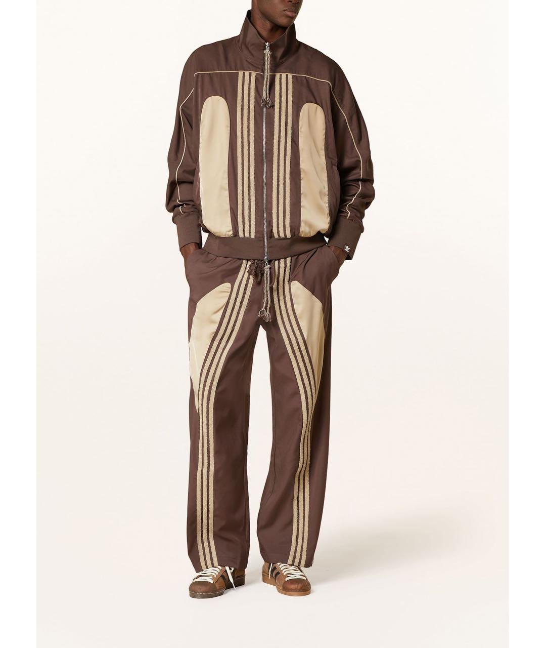 ADIDAS Коричневый полиэстеровый спортивный костюм, фото 6