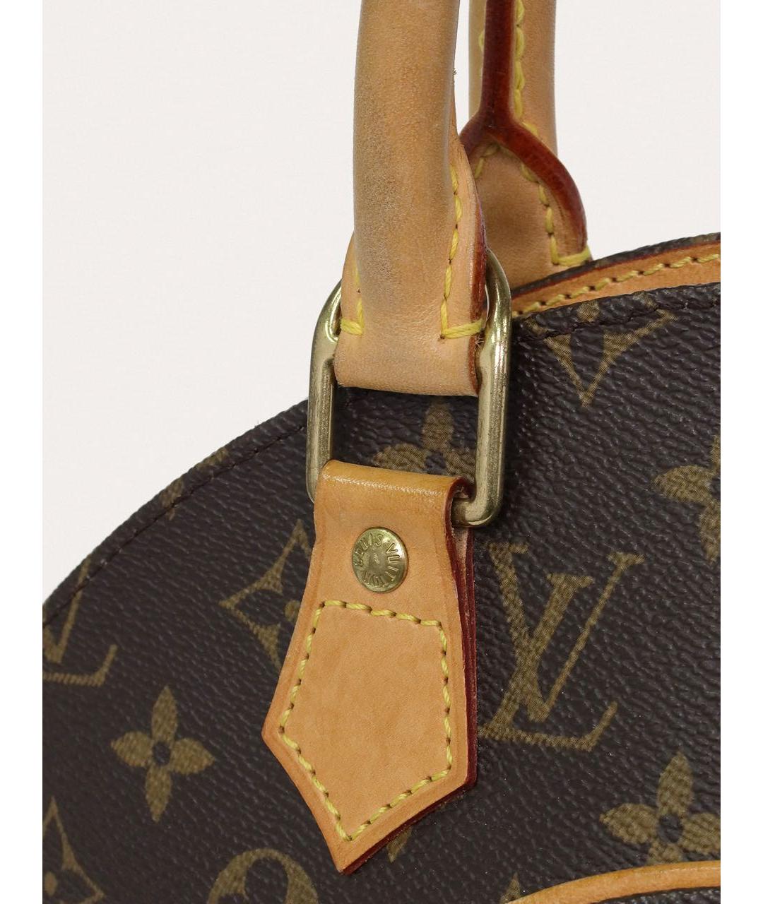 LOUIS VUITTON Коричневая сумка с короткими ручками, фото 6