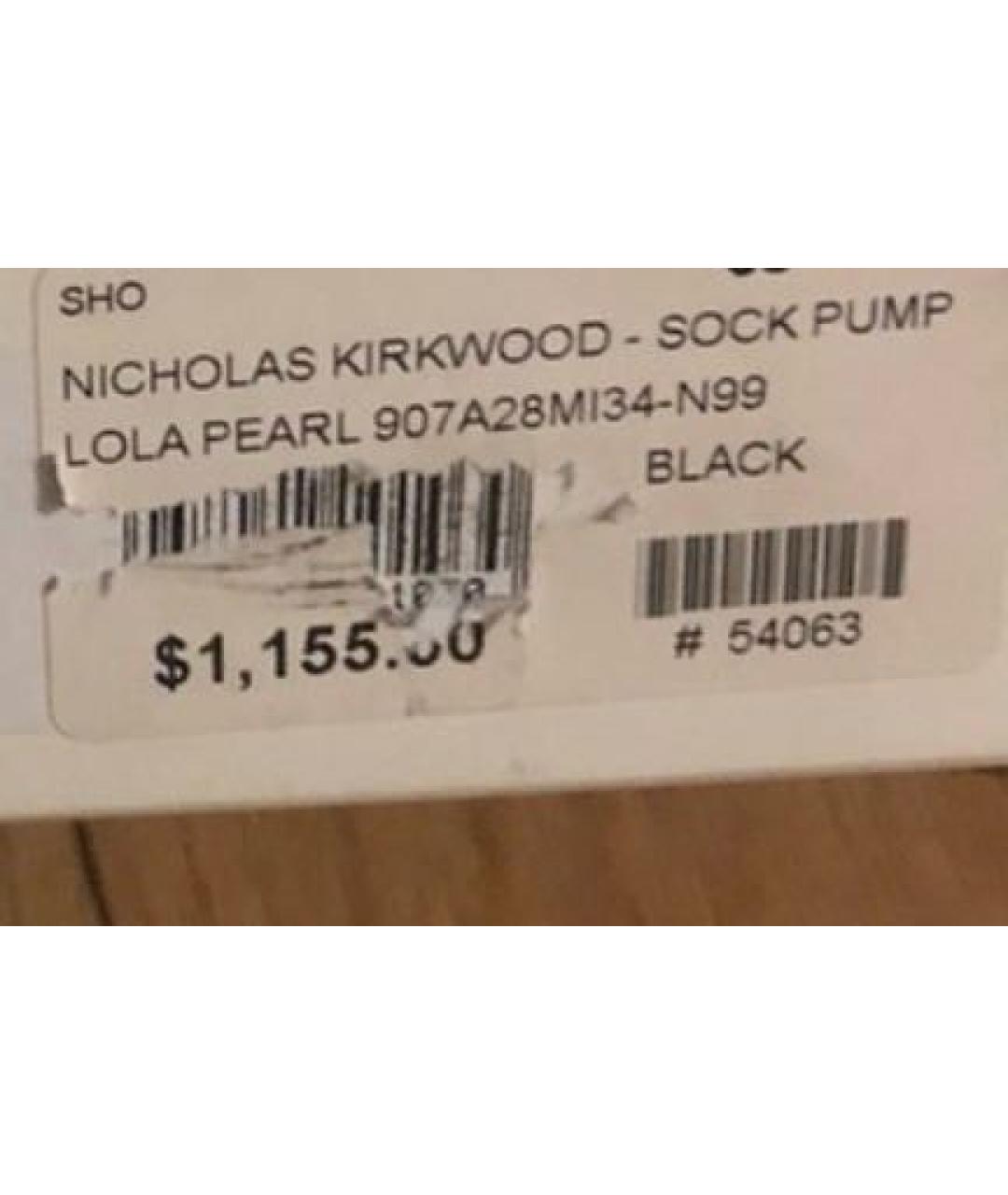 NICHOLAS KIRKWOOD Черные замшевые полусапоги, фото 6