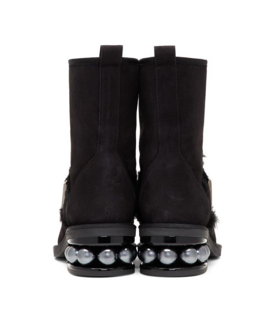 NICHOLAS KIRKWOOD Черные замшевые полусапоги, фото 4