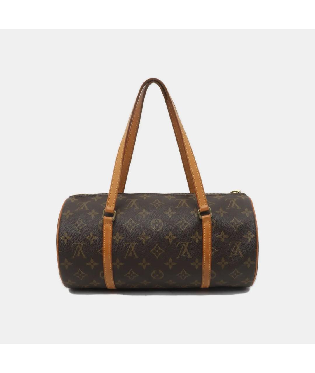 LOUIS VUITTON Коричневая сумка с короткими ручками, фото 3