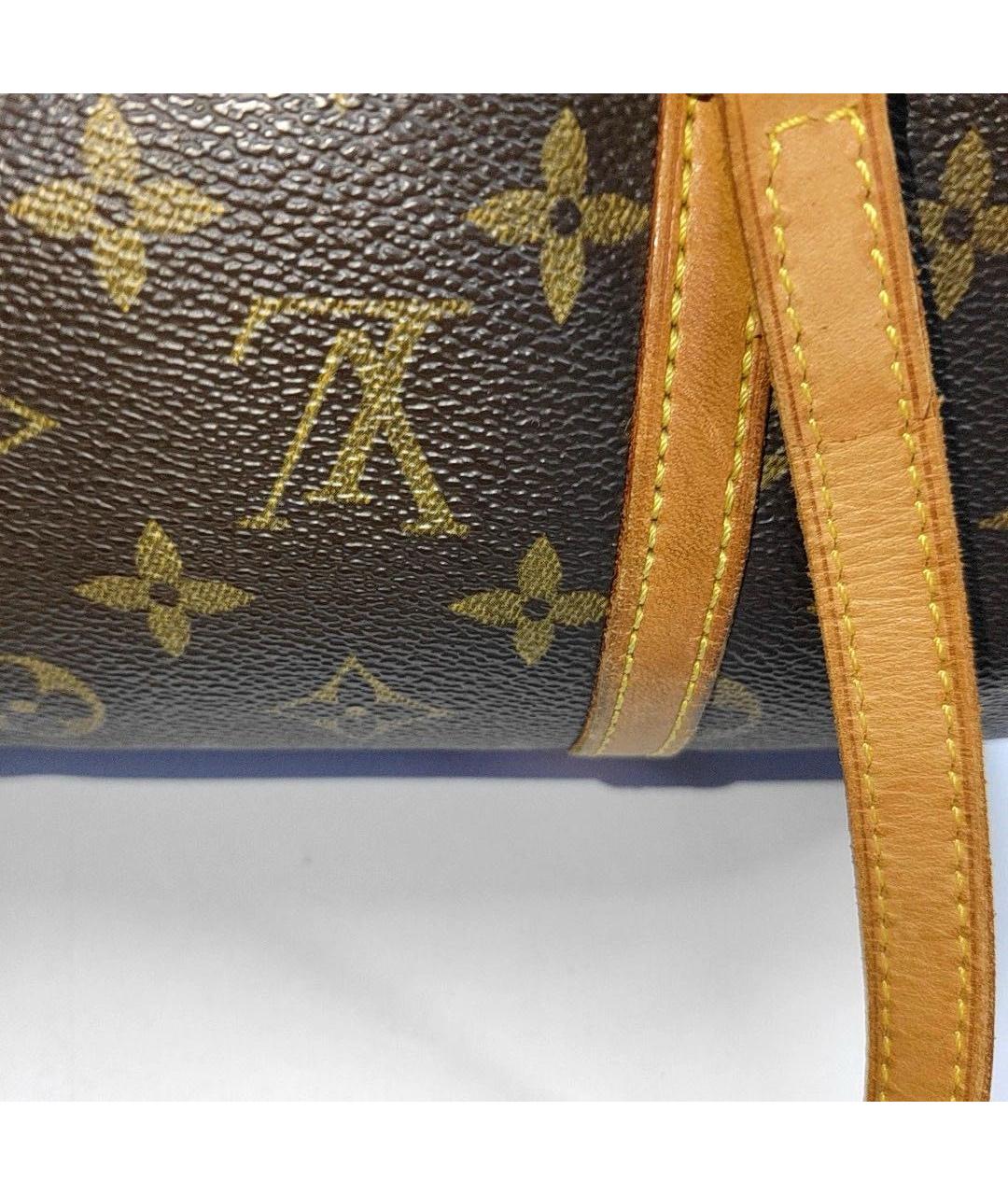 LOUIS VUITTON Коричневая сумка с короткими ручками, фото 6