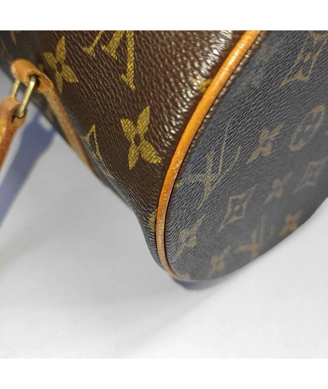 LOUIS VUITTON Коричневая сумка с короткими ручками, фото 8