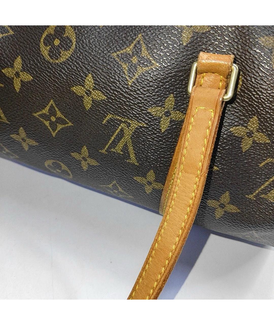 LOUIS VUITTON Коричневая сумка с короткими ручками, фото 7