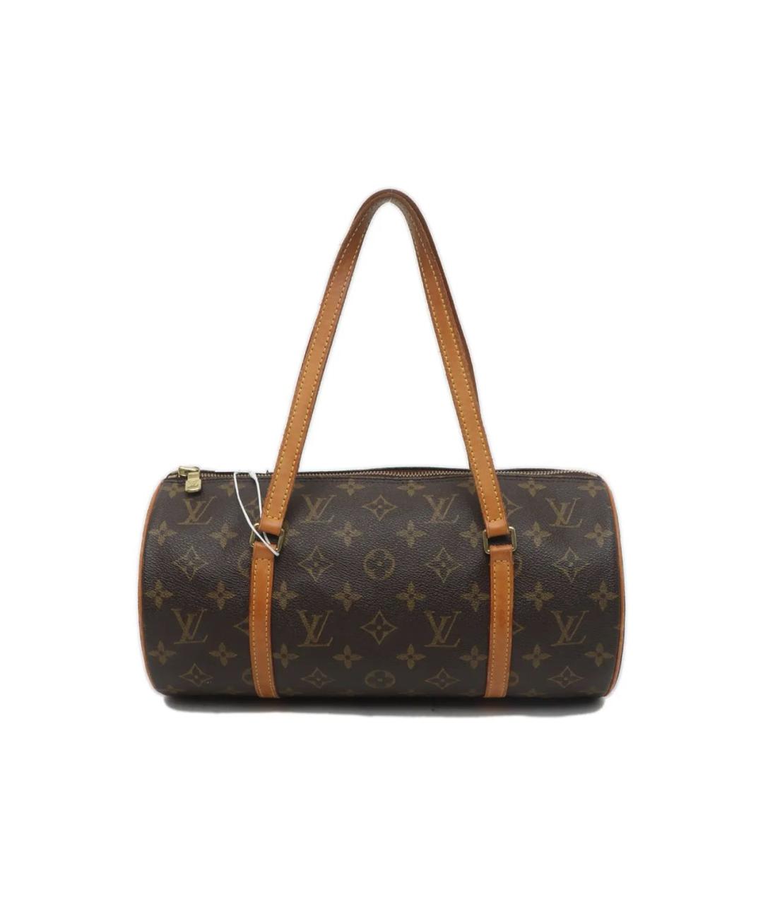 LOUIS VUITTON Коричневая сумка с короткими ручками, фото 9