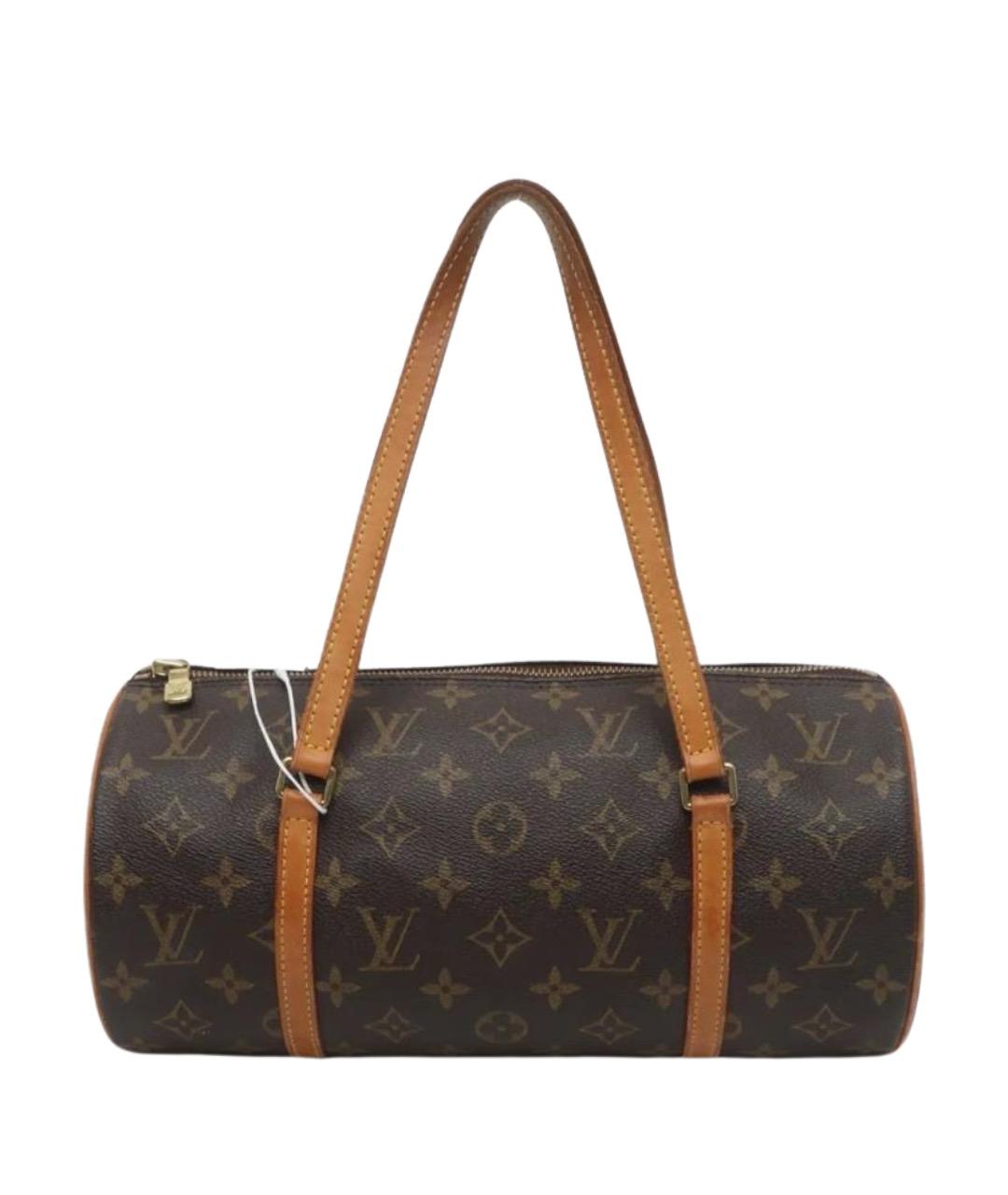 LOUIS VUITTON Коричневая сумка с короткими ручками, фото 1