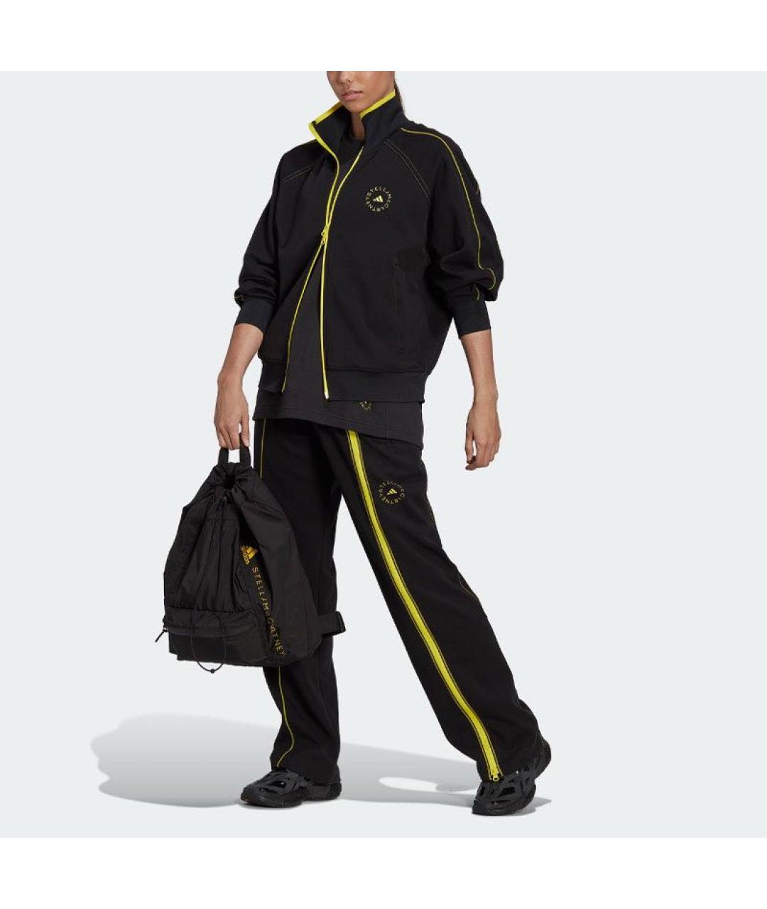 ADIDAS BY STELLA MCCARTNEY Черные полиэстеровые спортивные брюки и шорты, фото 5