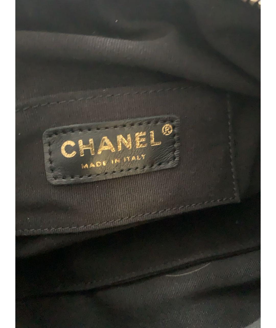 CHANEL Серая твидовая сумка через плечо, фото 5