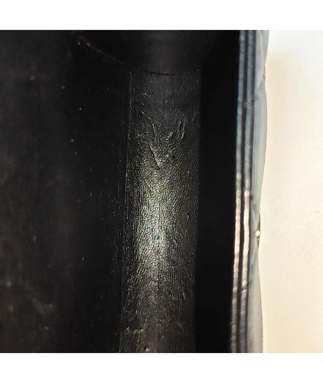 CHANEL Черная кожаная сумка через плечо, фото 6