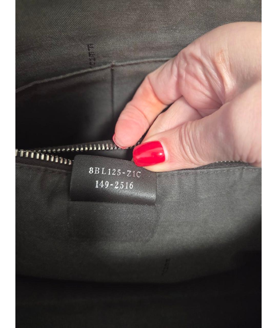 FENDI Коричневая кожаная сумка через плечо, фото 6