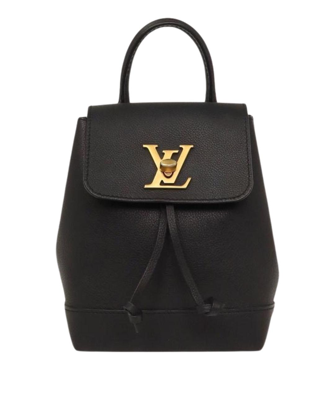 LOUIS VUITTON Черный кожаный рюкзак, фото 1