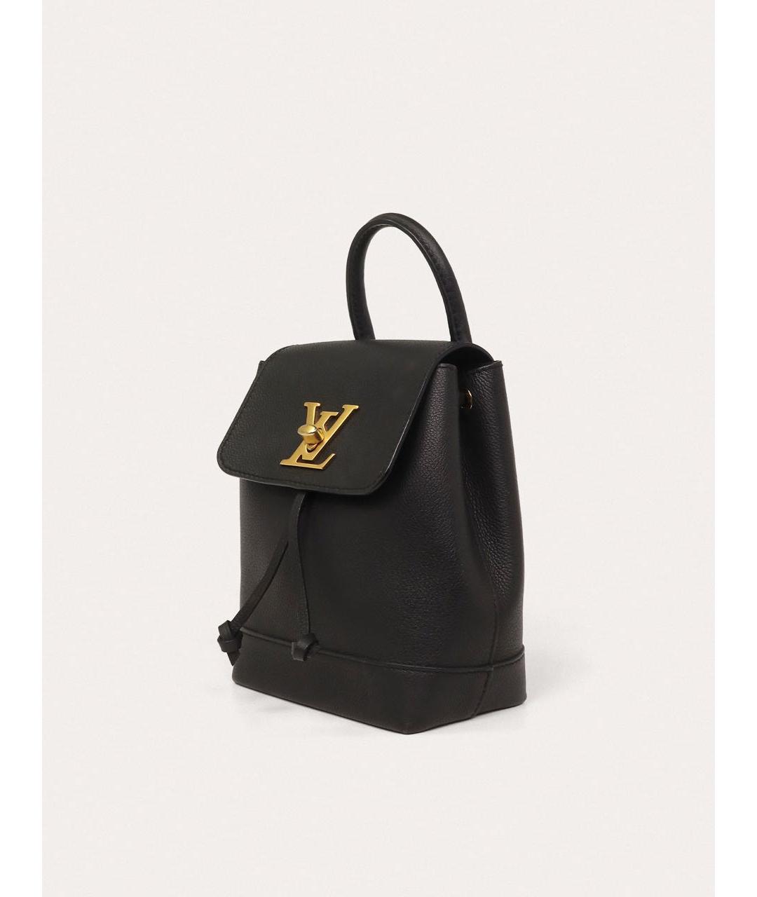 LOUIS VUITTON Черный кожаный рюкзак, фото 2