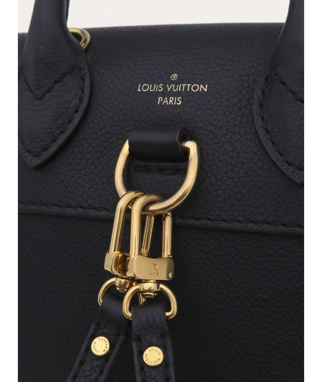 LOUIS VUITTON Черный кожаный рюкзак, фото 6