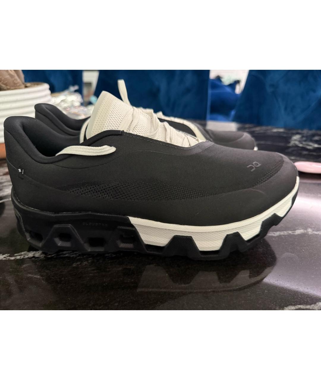 ON Черные текстильные высокие кроссовки / кеды, фото 5