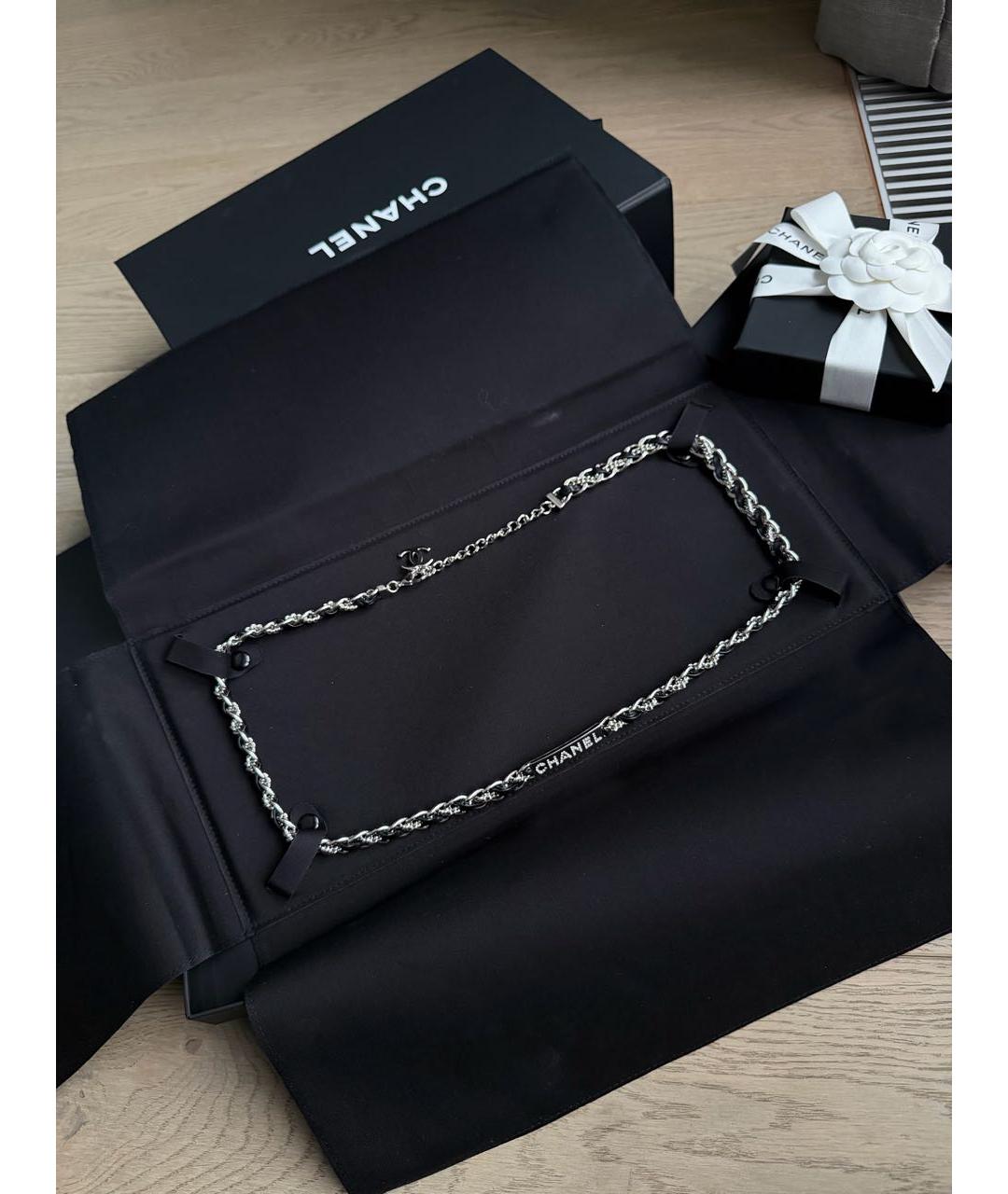 CHANEL Серебрянный ремень, фото 4