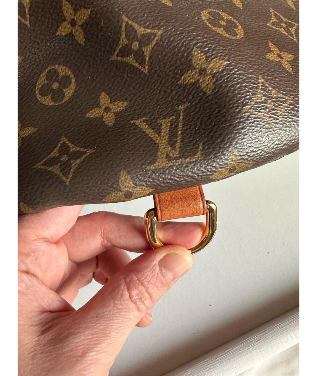 LOUIS VUITTON Коричневая поясная сумка, фото 6