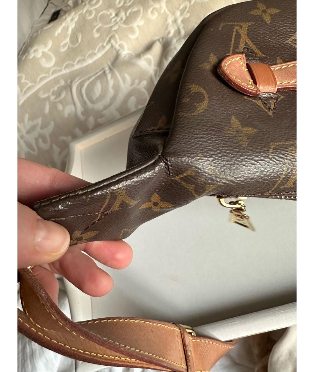 LOUIS VUITTON Коричневая поясная сумка, фото 5