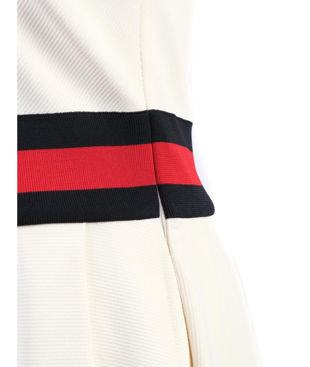 GUCCI Белое полиамидовое повседневное платье, фото 4