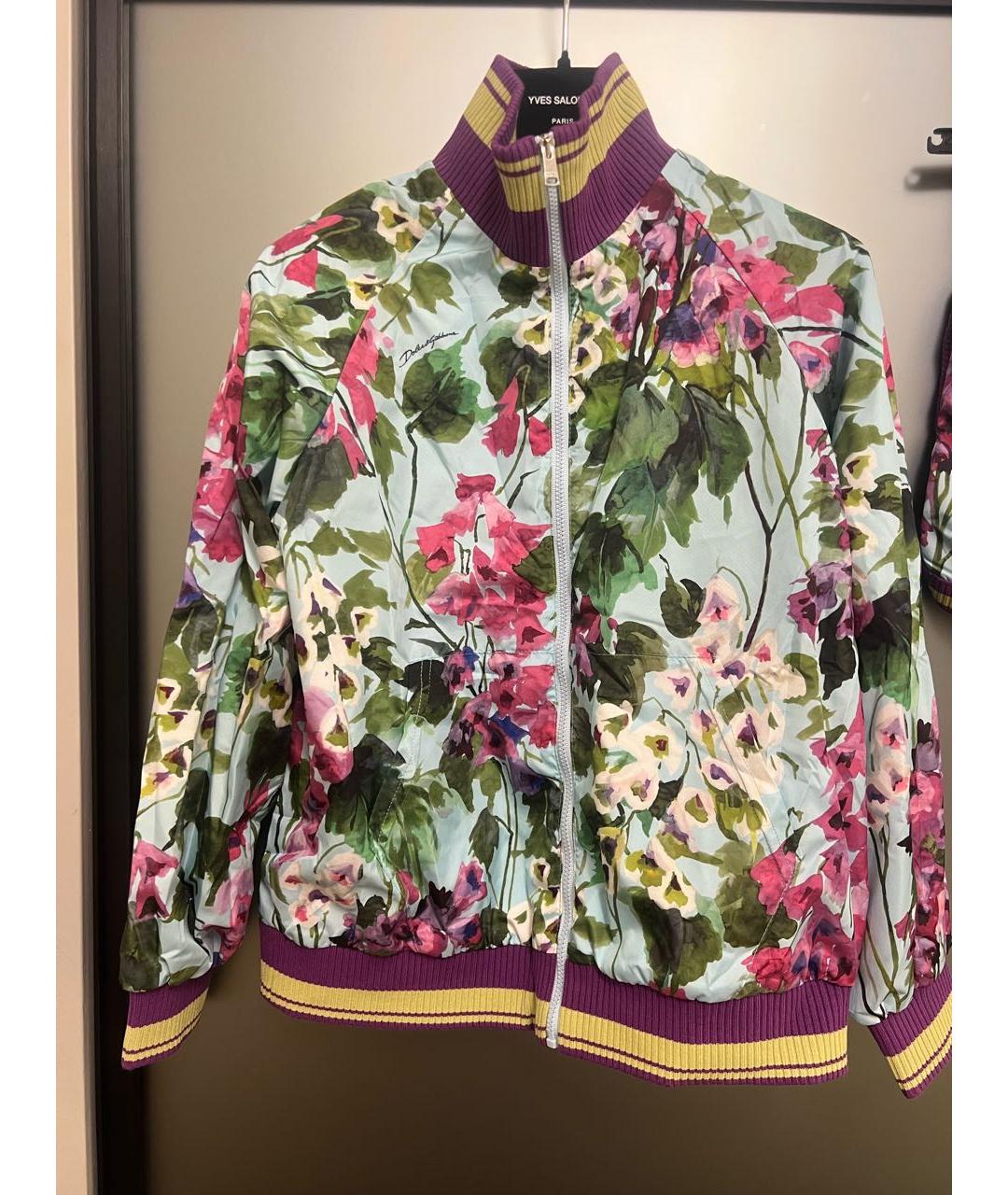 DOLCE&GABBANA Бирюзовый полиэстеровый комплект, фото 5