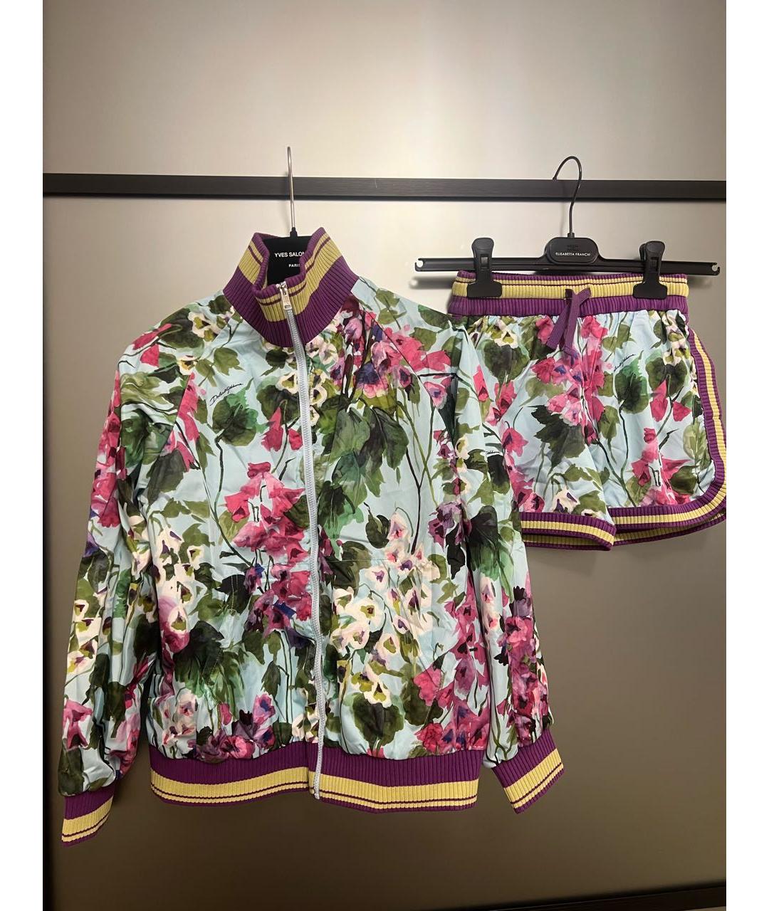 DOLCE&GABBANA Бирюзовый полиэстеровый комплект, фото 9