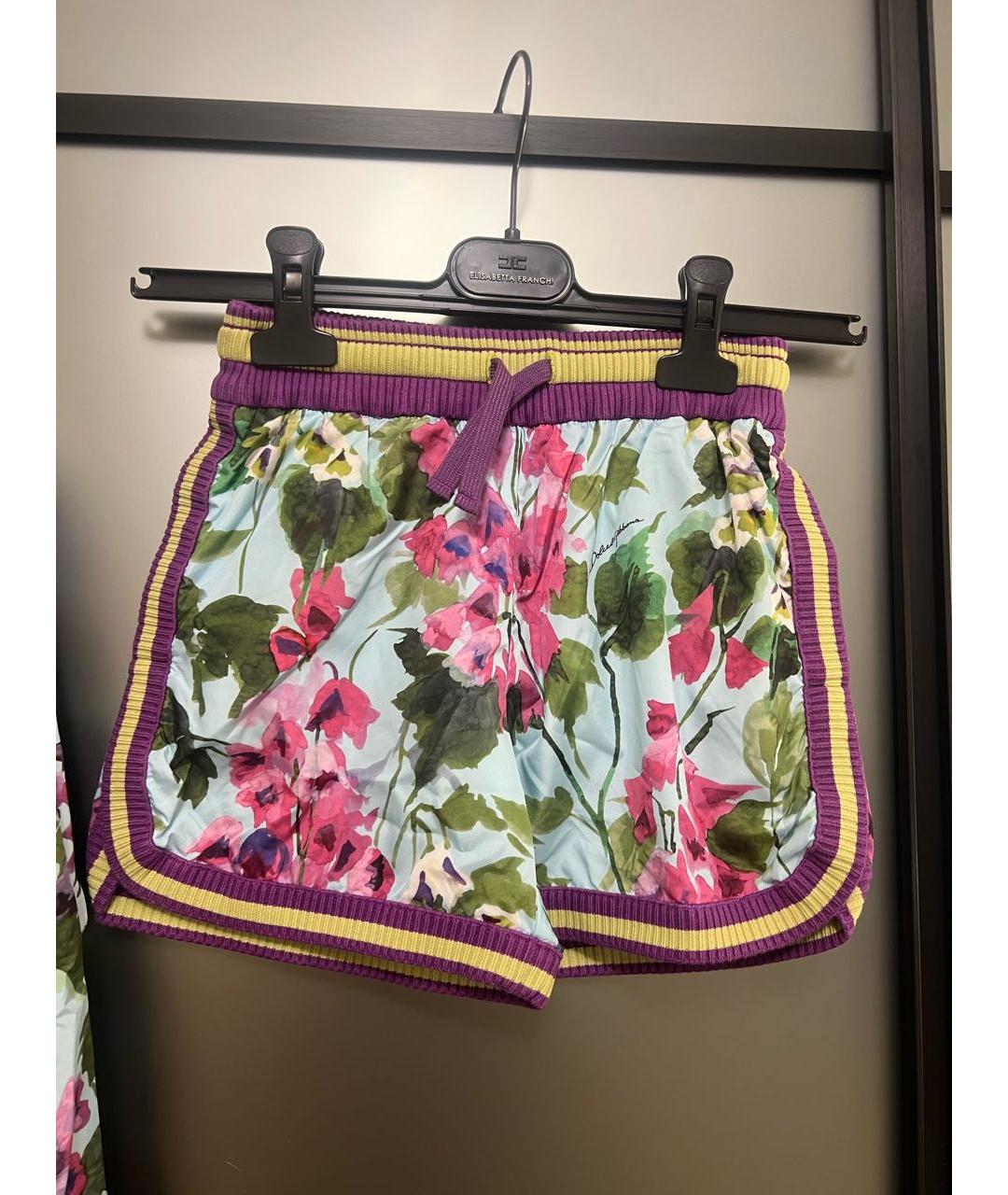 DOLCE&GABBANA Бирюзовый полиэстеровый комплект, фото 7