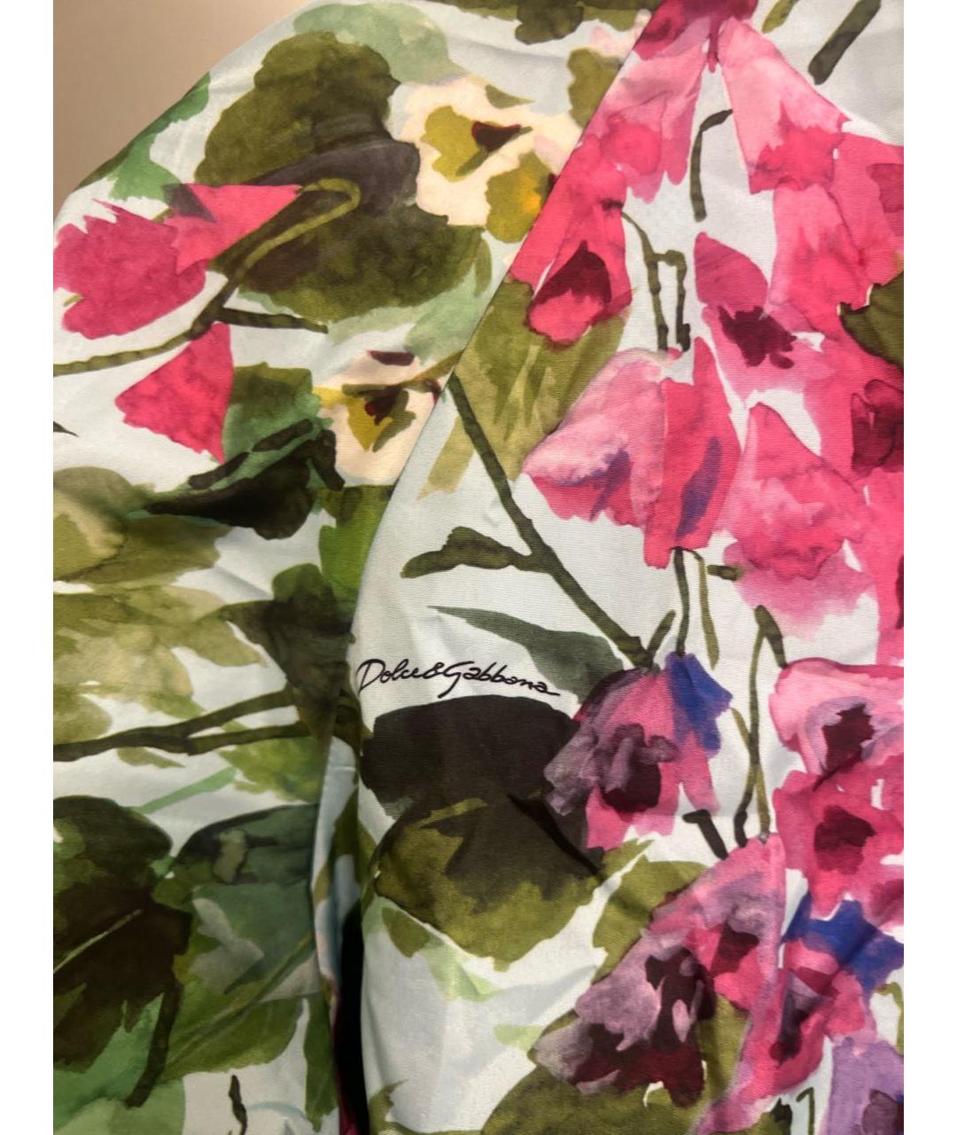 DOLCE&GABBANA Бирюзовый полиэстеровый комплект, фото 4