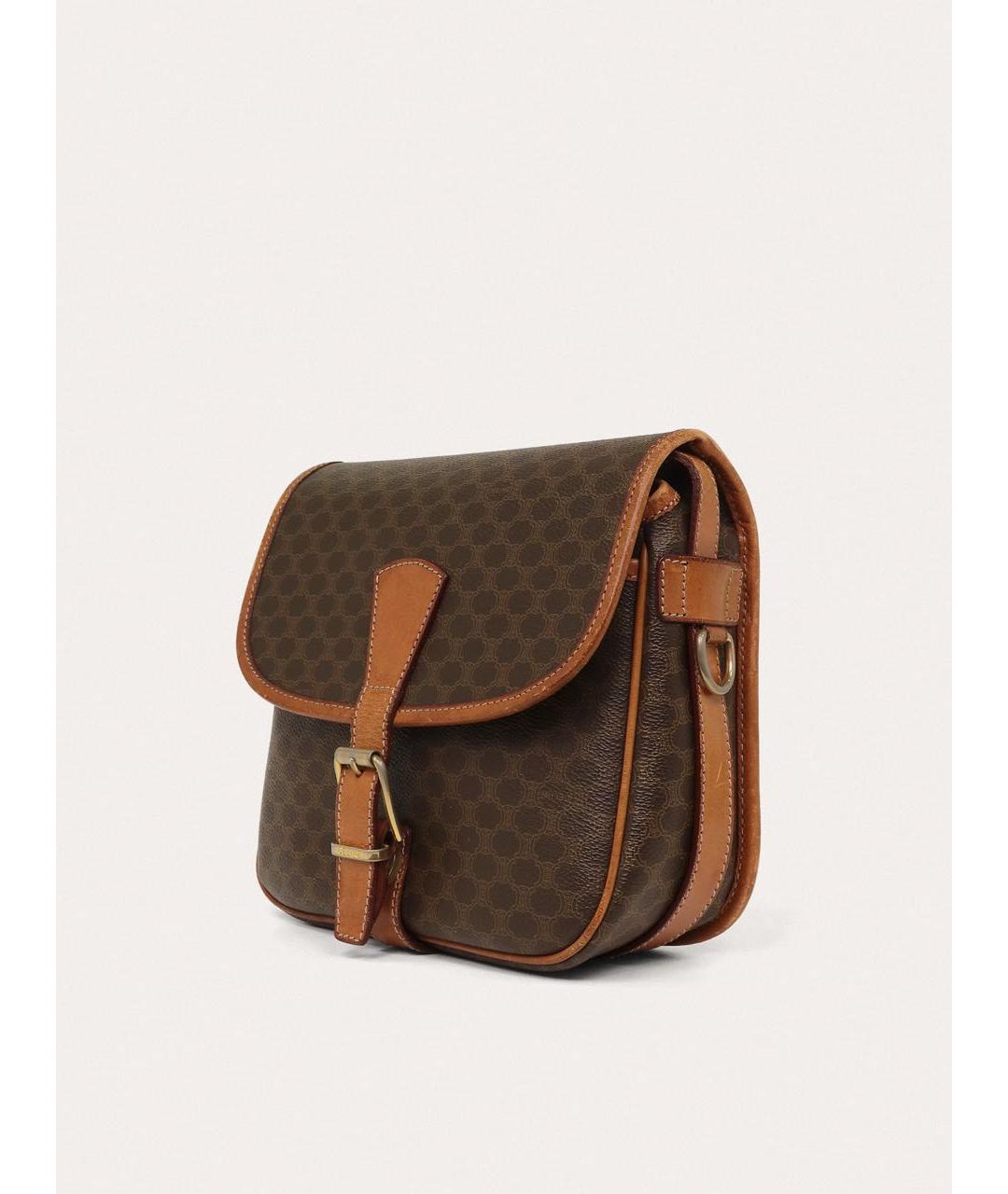 CELINE Коричневая сумка через плечо, фото 2