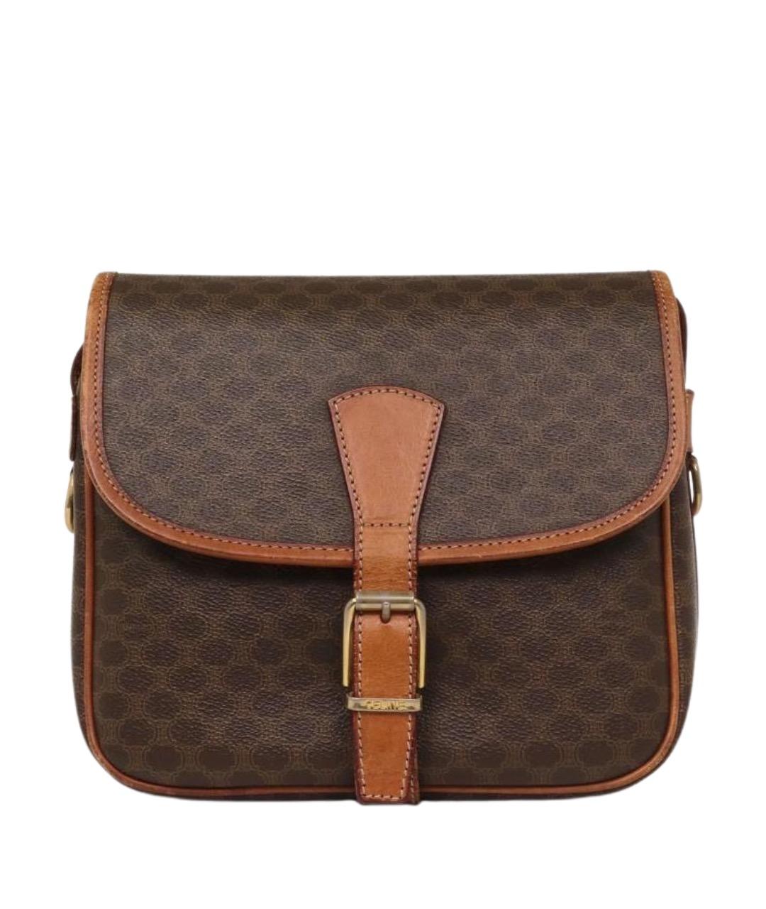 CELINE Коричневая сумка через плечо, фото 1