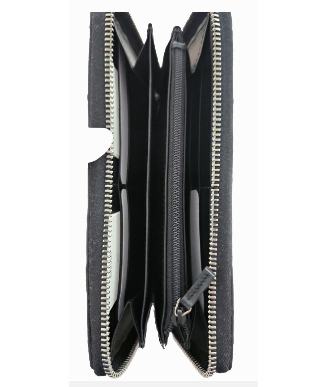 GUCCI Черный кожаный кошелек, фото 3