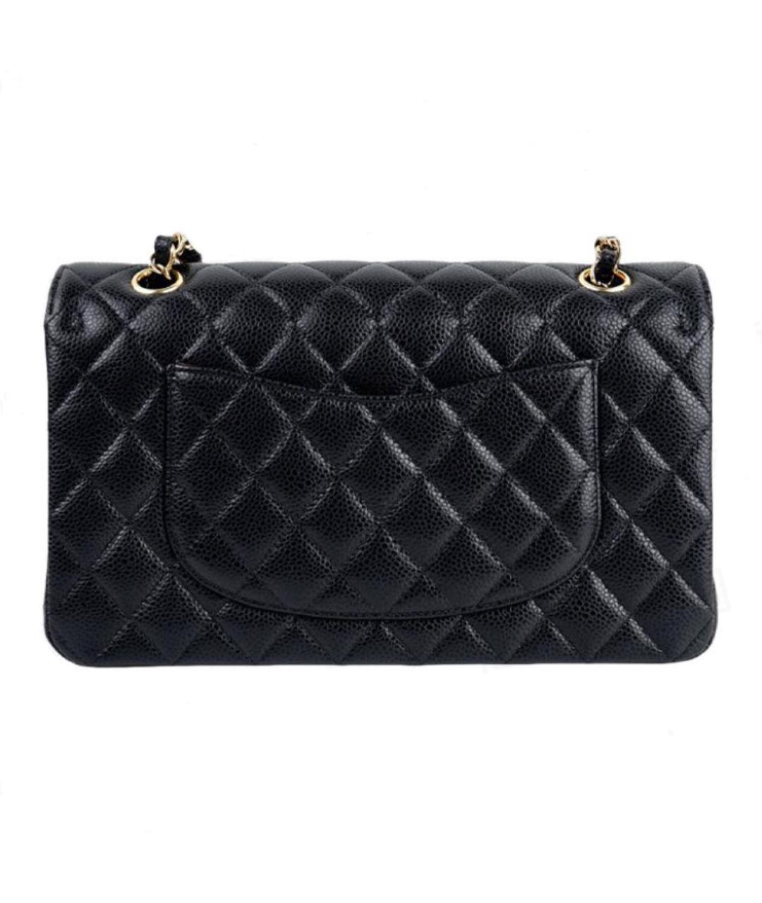 CHANEL Черная кожаная сумка через плечо, фото 2