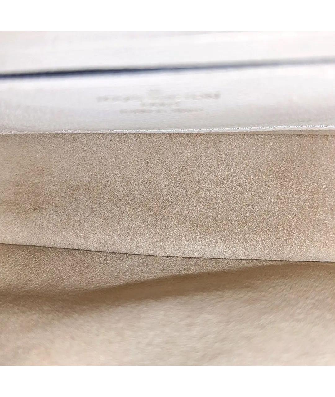 LOUIS VUITTON Бежевая кожаная сумка через плечо, фото 4