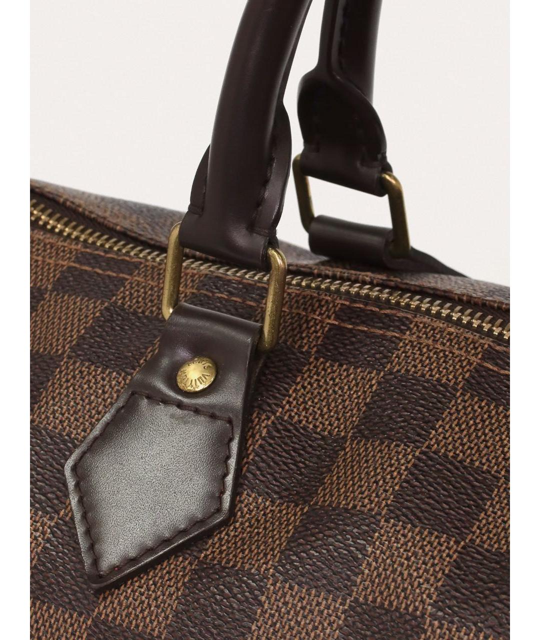 LOUIS VUITTON Коричневая сумка с короткими ручками, фото 6