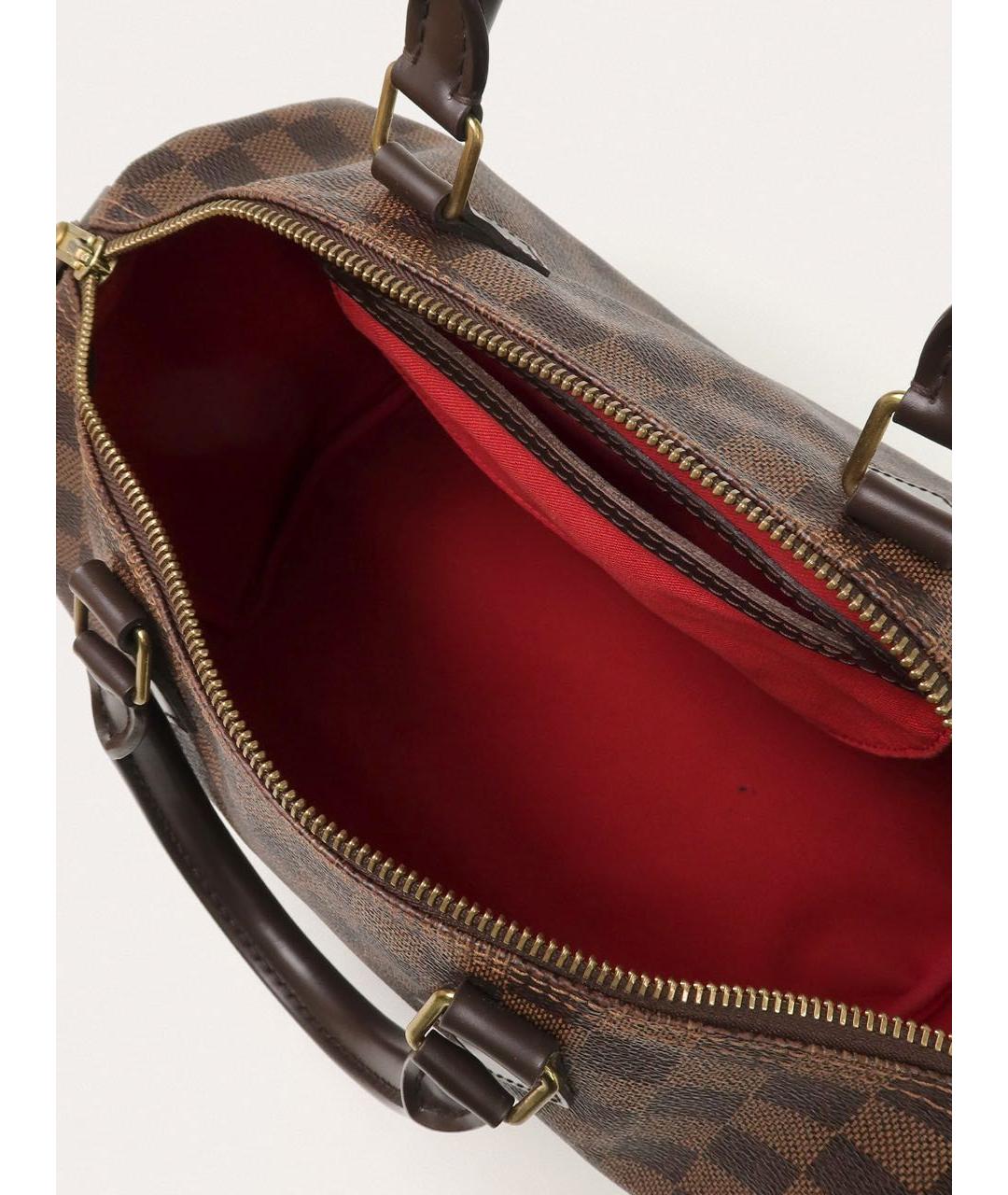 LOUIS VUITTON Коричневая сумка с короткими ручками, фото 4