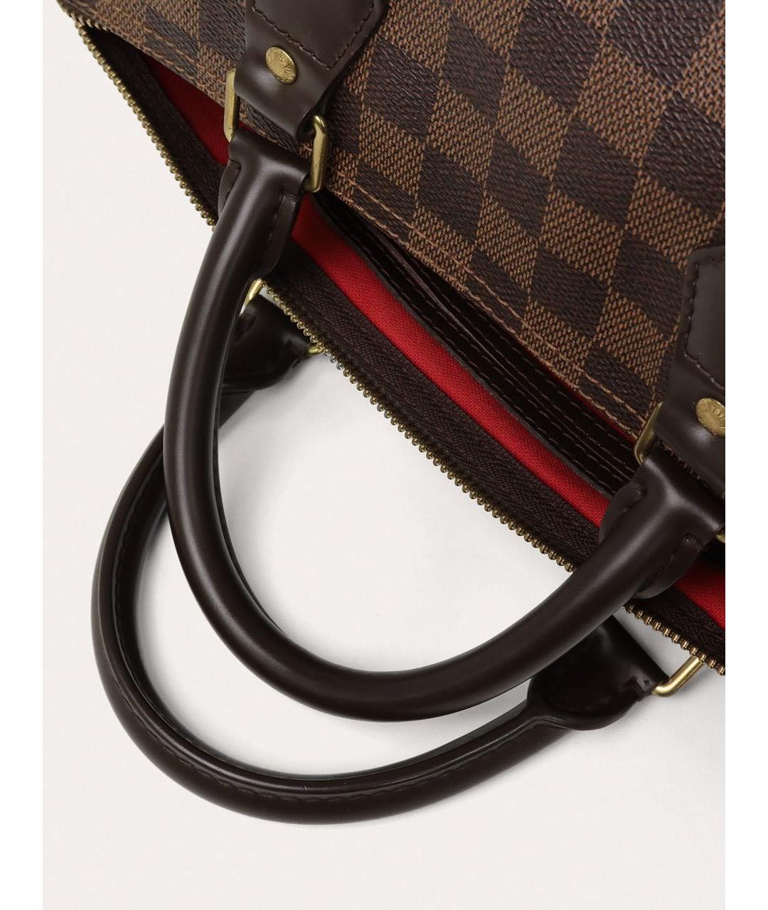 LOUIS VUITTON Коричневая сумка с короткими ручками, фото 7