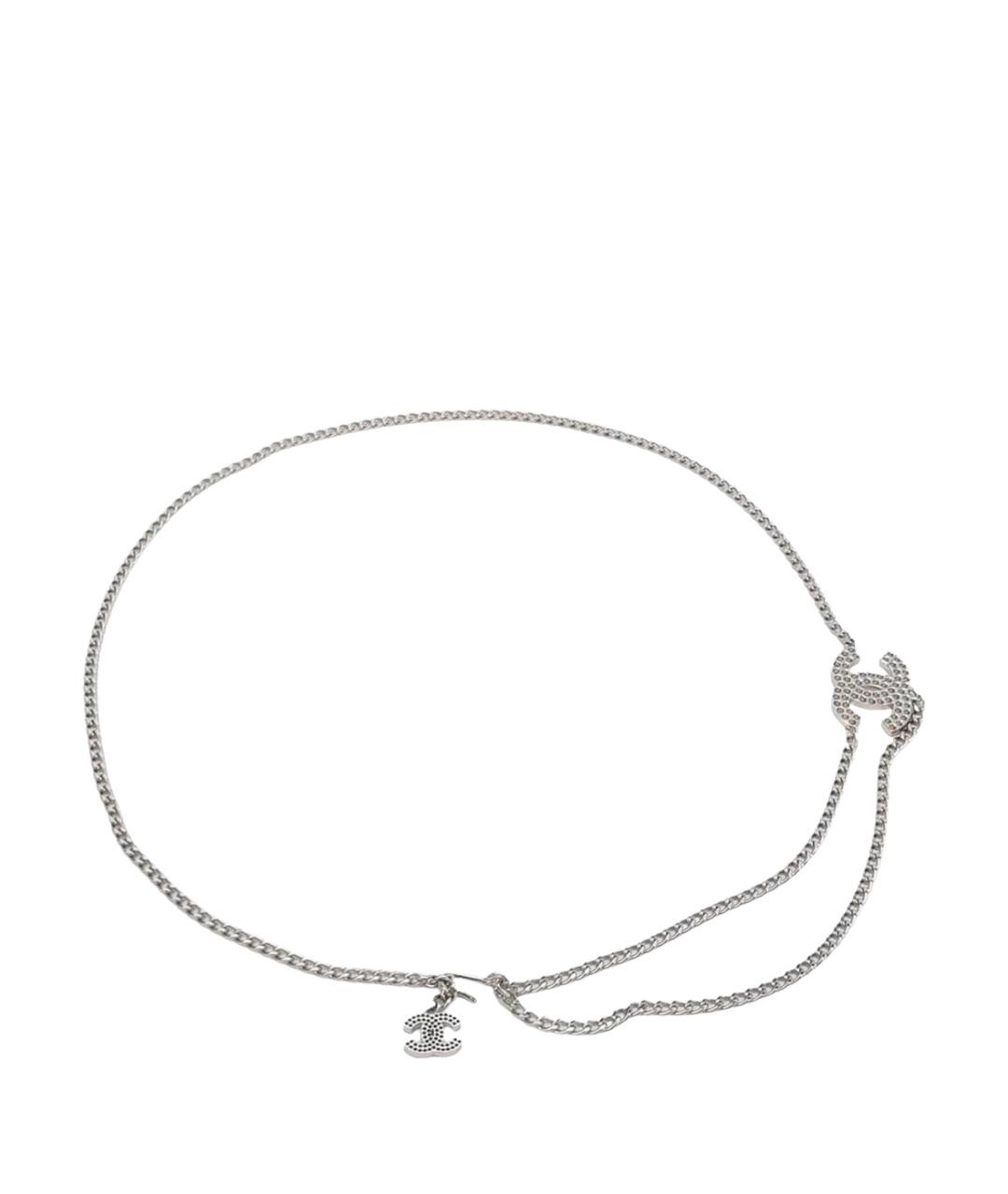 CHANEL Серебрянный ремень, фото 1
