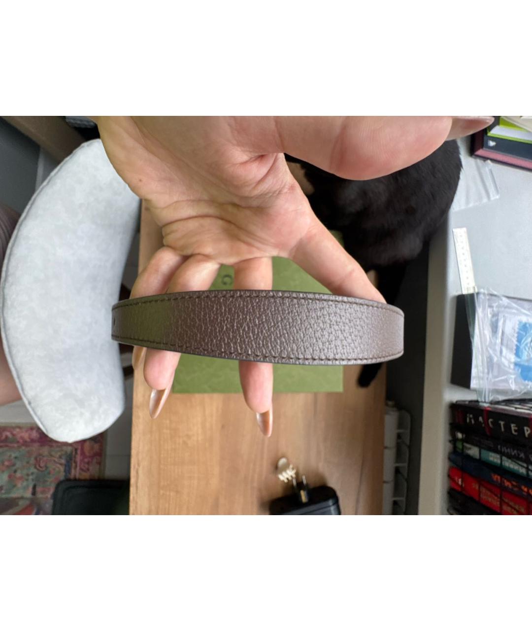 GUCCI Коричневая сумка с короткими ручками, фото 7