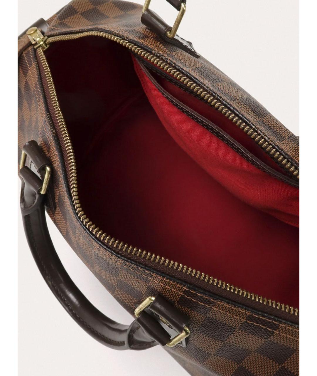 LOUIS VUITTON Коричневая сумка с короткими ручками, фото 4