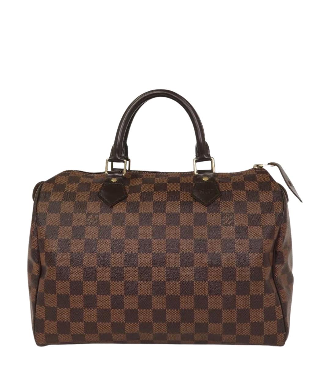 LOUIS VUITTON Коричневая сумка с короткими ручками, фото 1