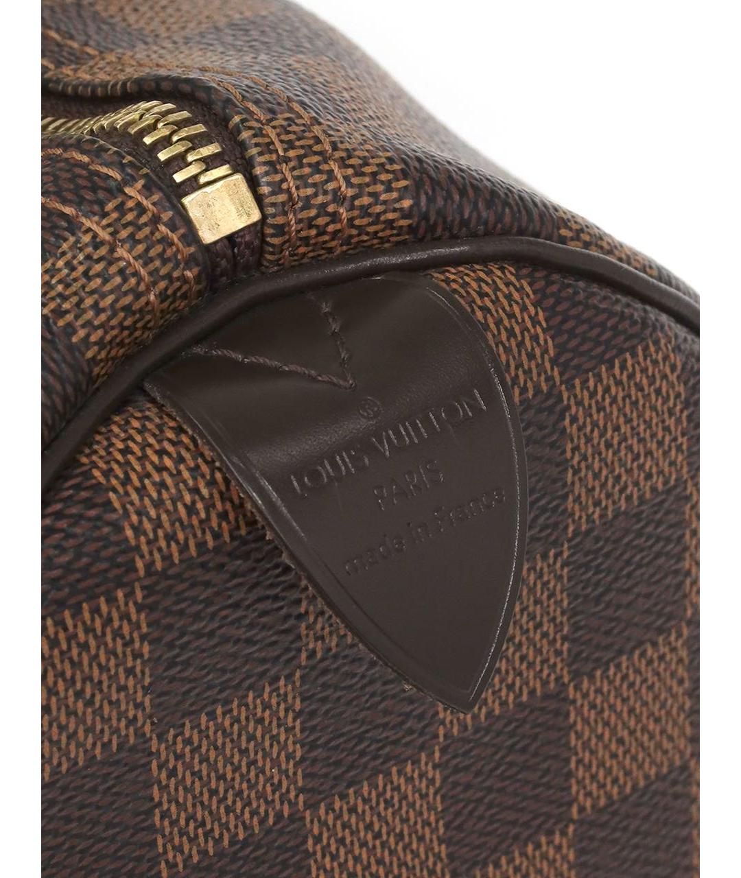 LOUIS VUITTON Коричневая сумка с короткими ручками, фото 5