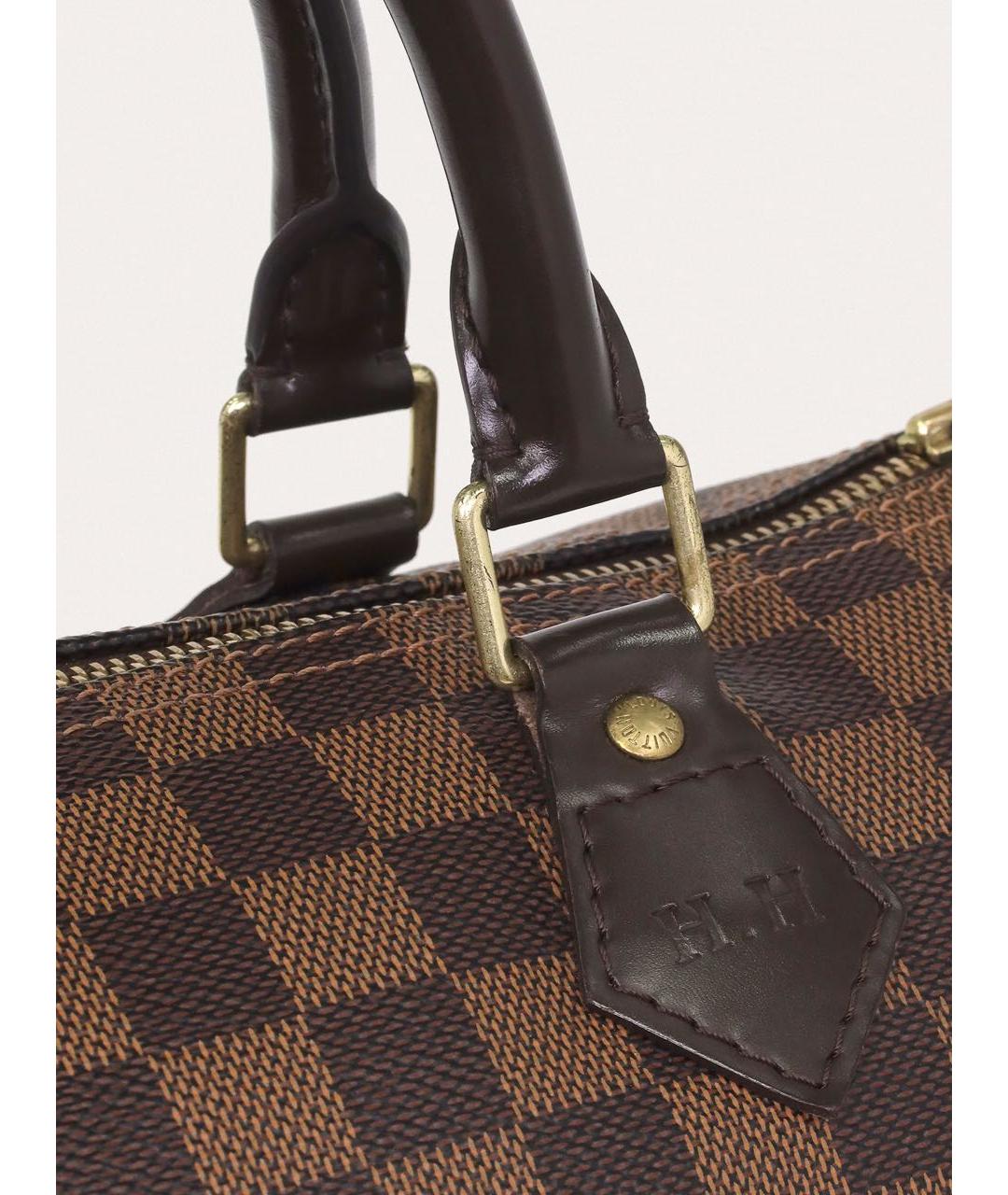 LOUIS VUITTON Коричневая сумка с короткими ручками, фото 6