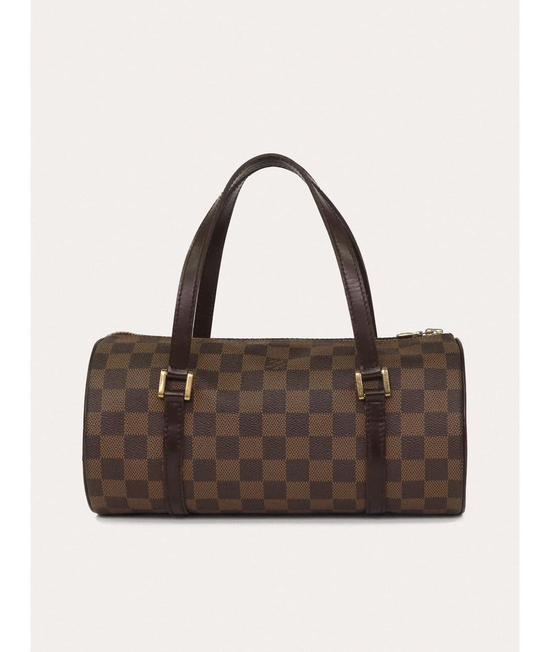 LOUIS VUITTON Коричневая сумка с короткими ручками, фото 3